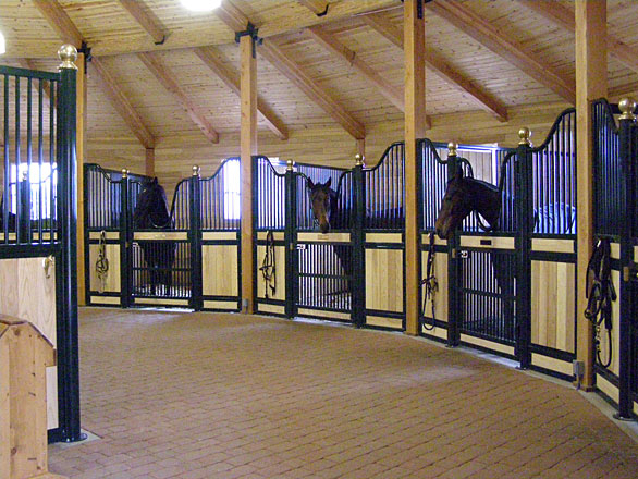 Horse Barn interior