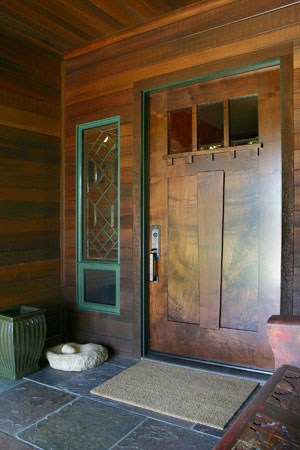 Timber Frame Front Door